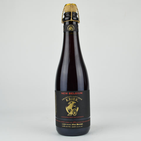 New Belgium/Oud Beersel "Transatlantique Kreik" Blended Sour Ale, Colorado (375ml Bottle)