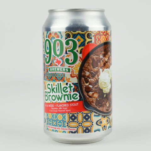 903 Brewers "Skillet Brownie A La Mode" Flavored Stout, Texas (12oz Can)