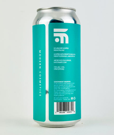 Fast Fashion "Modern Cosmetics" Double Dry Hopped IPA, Washington (16oz Can)