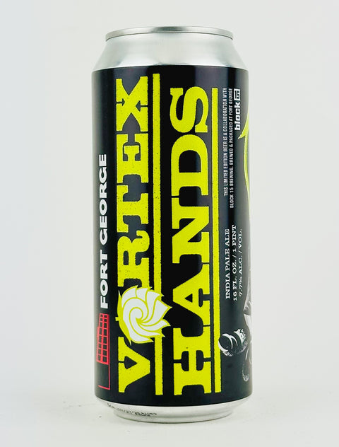 Fort George/Block 15 "Vortex Hands" IPA, Oregon (16oz Can)