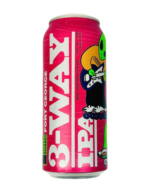 Fort George/Shred/Uprise "3-Way-Pink Can" IPA, Oregon (16oz Can)