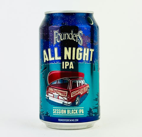 Founders "All Night" Session Black IPA, Michigan (12oz Can)