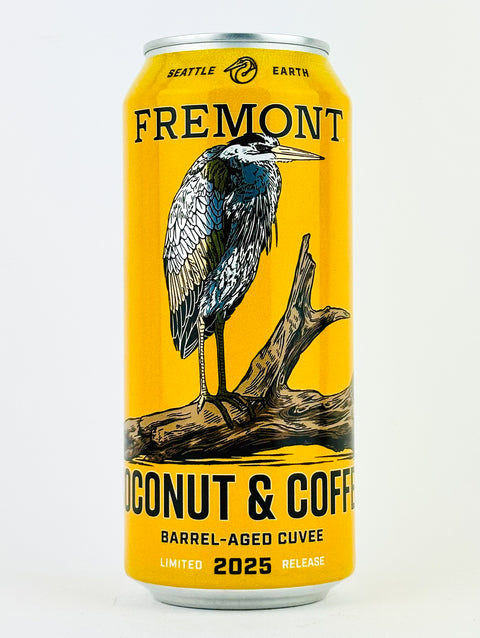 2025 Fremont "Coconut & Coffee" Barrel Aged Stout w/Toasted Coconut & Coffee, Washington (16oz Can)