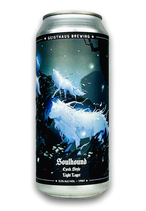 Geisthaus "Soulhound" Czech Style Light Lager, California (16oz Can)