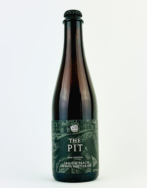 Ghost Town "The Pit" Wild Ale w/Yellow Peach & White Nectarine, California (500ml Bottle)