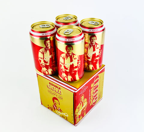 Gold Bar Whiskey "Double Gold" Whiskey Cocktail (4-Pack 12oz Can)