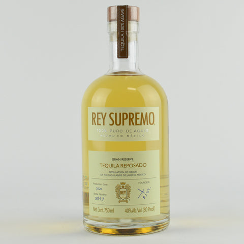 Rey Supremo "Gran Reserve" Tequila Reposado, Mexico (750ml Bottle)