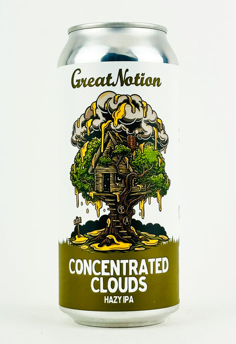 Great Notion/Tall Trees Beer Lab/Treehouse Collective "Concentrated Clouds" Hazy IPA, Oregon (16oz Can)