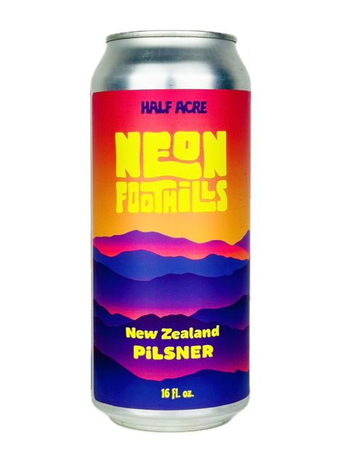 Half Acre "Neon Foothills" New Zealand Pilsner, Illinois (16oz Can)