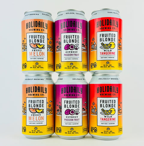 Holidaily "Fruited Blonde" Variety Pack, Colorado (6pk-12oz Cans)