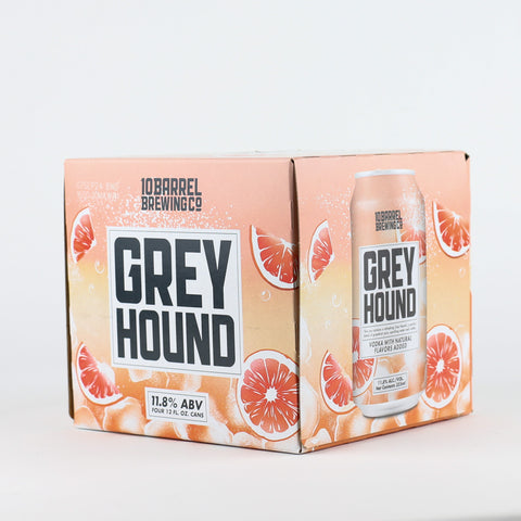 10 Barrel "Grey Hound" Vodka w/Natural Flavors, Oregon (4 Pack-12oz Can)