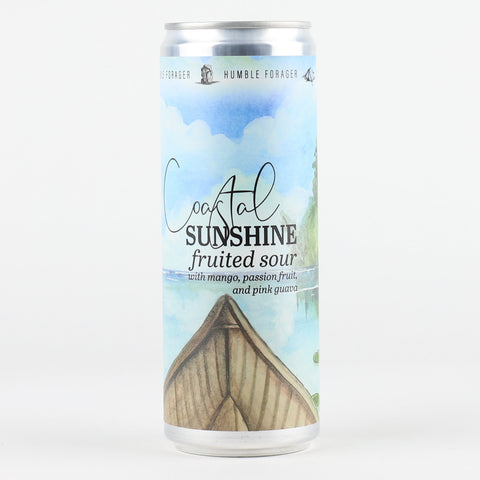 Humble Forager "Coastal Sunshine-Version 4" Smoothie Sour Ale w/Mango, Passion Fruit & Pink Guava, Wisconsin (12oz Can)