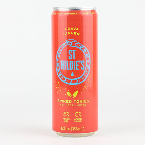 St Hildie's Guava Ginger Spiked Tonics, California (12oz Cans)