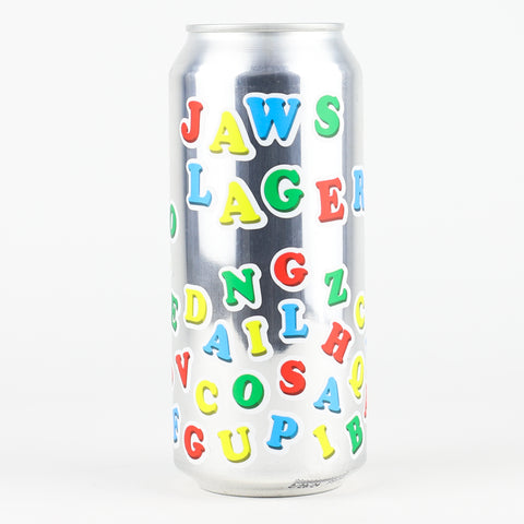 Brouwerij West "Jaws" Rice Lager, California (16oz Can)