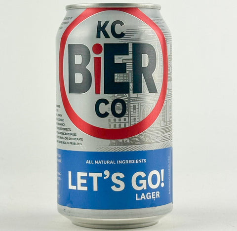 KC Bier Co. "Let's Go" Lager, Missouri (12oz Can)