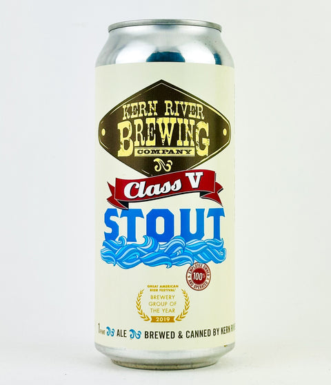 Kern River Brewing "Class V" Stout, California (16oz Can)