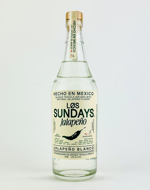 Los Sundays Jalapeno Flavored Blanco Tequila (750ml Bottle)