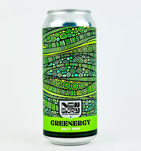 New Glory "Greenergy" Double Hazy IPA, California (16oz Can)