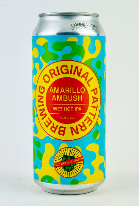 Original Pattern "Amarillo Ambush" Wet Hop IPA, California (16oz Can)