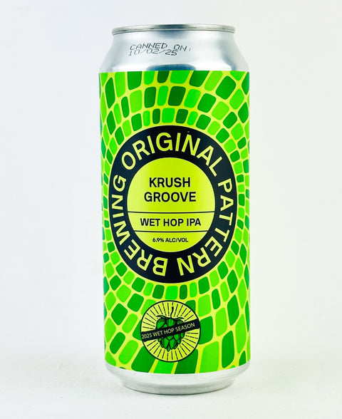 Original Pattern "Krush Groove" Wet Hop IPA, California (16oz Can)