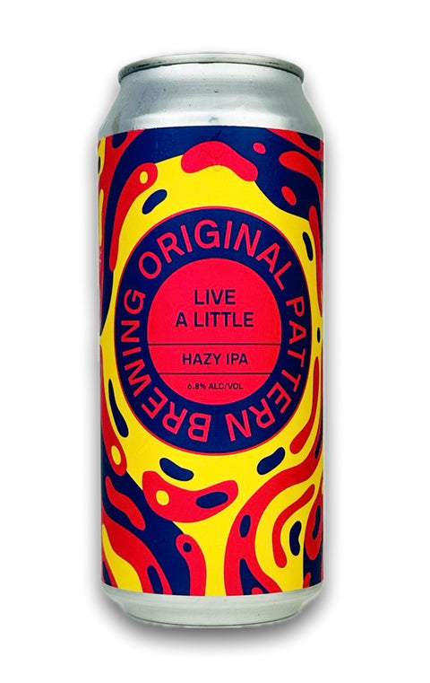 Original Pattern "Live a Little" Hazy IPA, California (16oz Can)