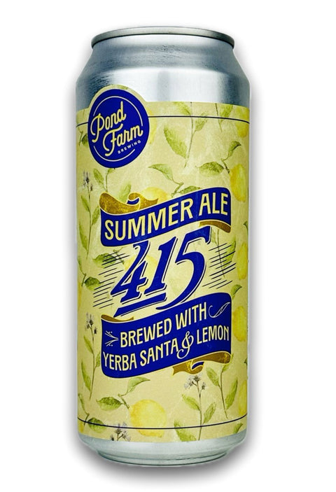 Pond Farm "415" Summer Ale, California (16oz Can)