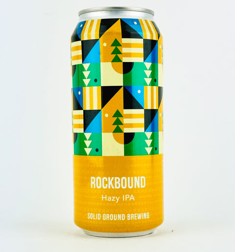 Solid Ground Brewing "Rockbound" Hazy IPA, California (16oz Can)