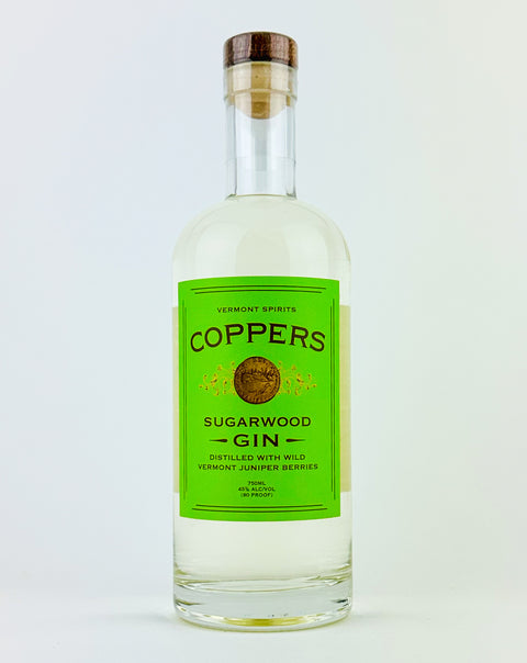 Vermont Spirits "Coppers-Sugarwood" Gin, Vermont (750ml Bottle)