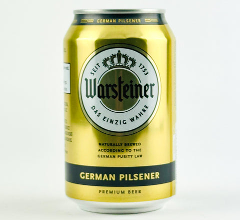 Warsteiner Pilsner, Germany (11.2oz Can)