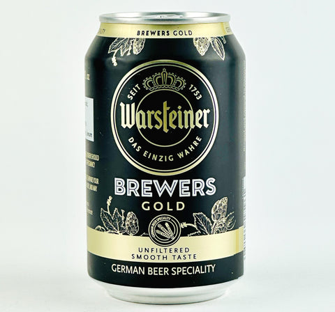 Warsteiner "Brewers Gold", Landbier Germany (11.2oz Can)