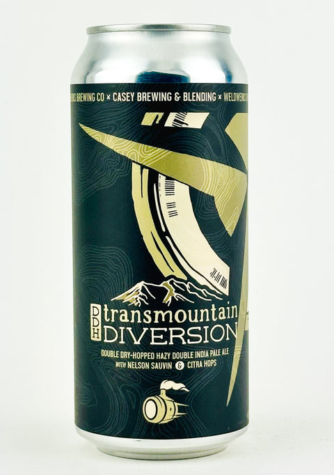 Weldwerks/Casey "Transmountain Diversion" DDH Hazy Double IPA, Colorado (16oz Can)
