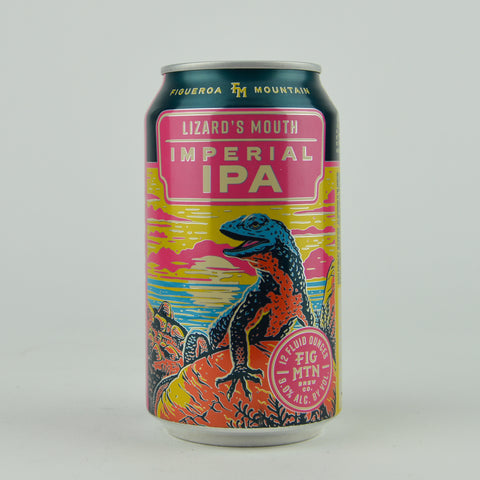 Figueroa Mountain "Lizard's Mouth" Imperial IPA, California (12oz Can)