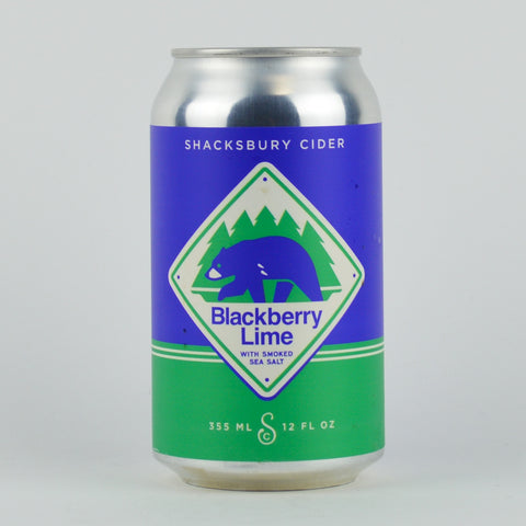 Shacksbury Blackberry Lime Cider, Vermont (12oz Can)