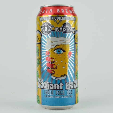 Toppling Goliath/Radiant Beer Co. "Radiant Haze" Hazy IPA, Iowa (16oz Can)