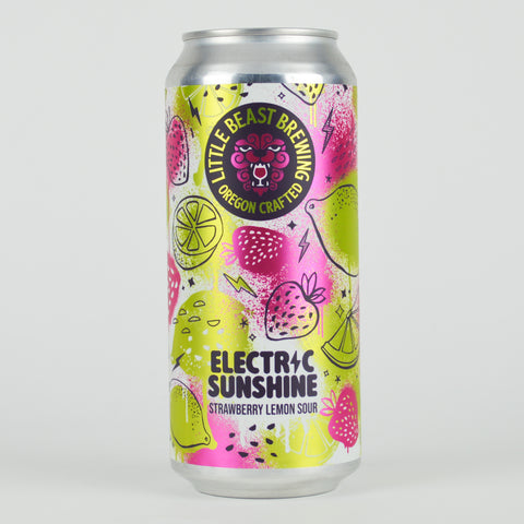 Little Beast "Electric Sunshine" Strawberry Lemon Sour Ale, Oregon (16oz Can)