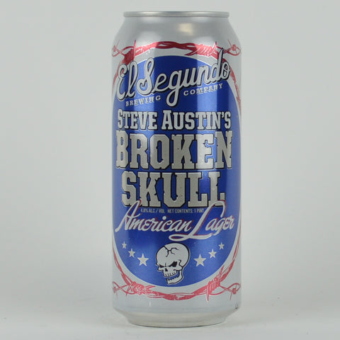 El Segundo Brewing Co. "Steve Austin's Broken Skull" American Lager, California (16oz Can)