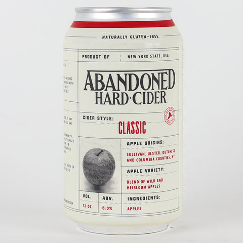 Abandoned "Classic" Cider, New York (12oz Can)
