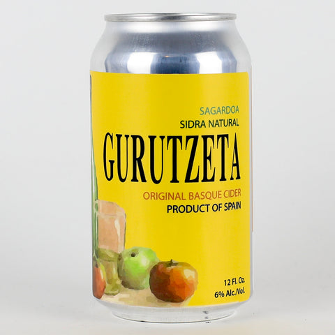 Gurutzeta Sagardoa Basque Cider, Spain (12oz Can)