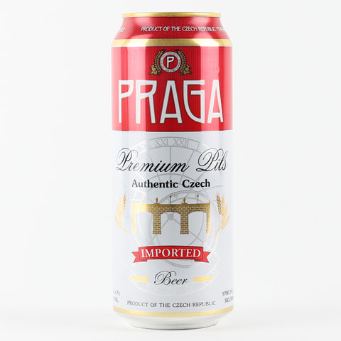 Praga Premium Pilsner, Czech Republic (500ml Can)