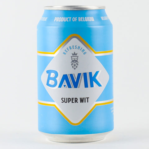 Bavik "Super Wit" Witbier, Belgium (330ml Can)