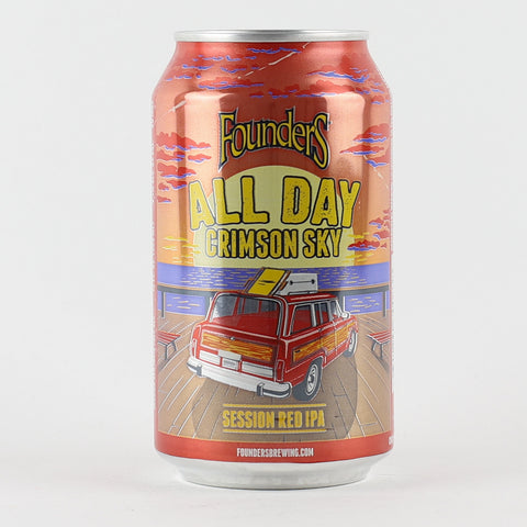 Founders "All Day Crimson Sky" Session Red IPA, Michigan (12oz Can)