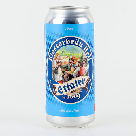 Kloster Ettal Klosterbrau Hell, Germany (16oz Can)