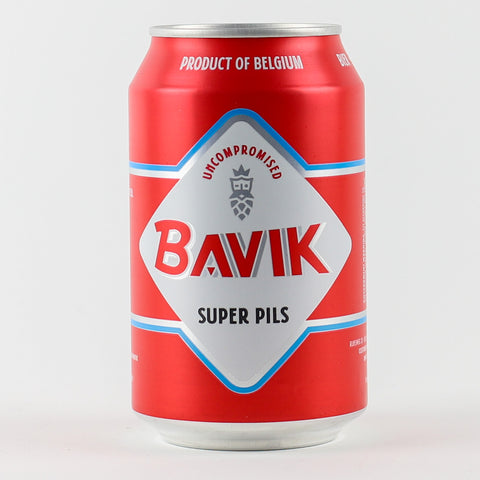 Bavik "Super Pils" Pilsner, Belgium (330ml Can)